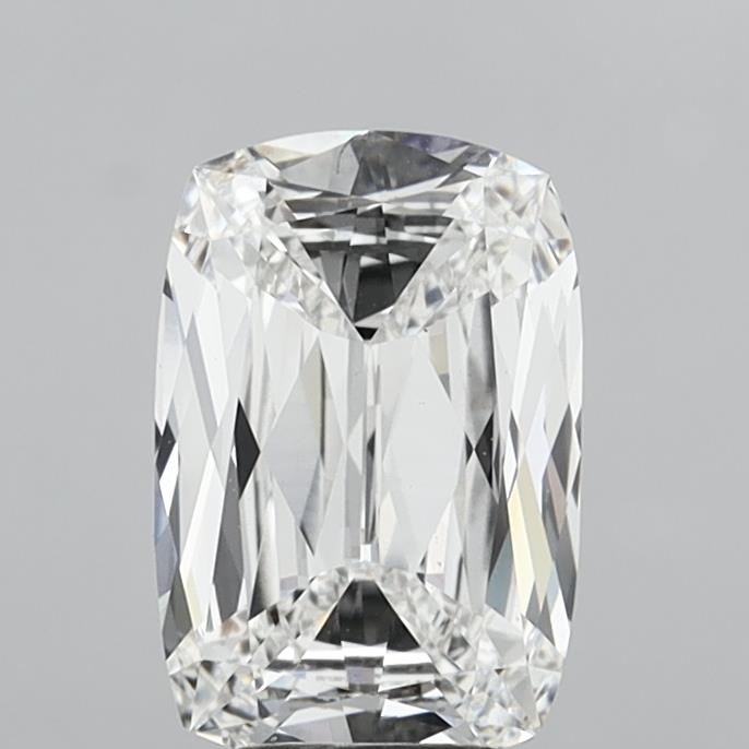 3.50 Carat Cushion Shaped, Very Good Cut, F Color, VVS2 Clarity, IGI Certified Lab Grown Diamond