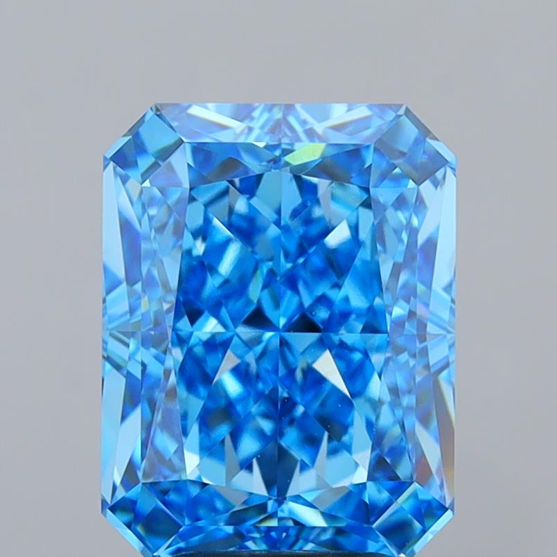 5.05 Carat Radiant Shaped, Excellent Cut, VVS2 Clarity, IGI Certified Lab Grown Diamond