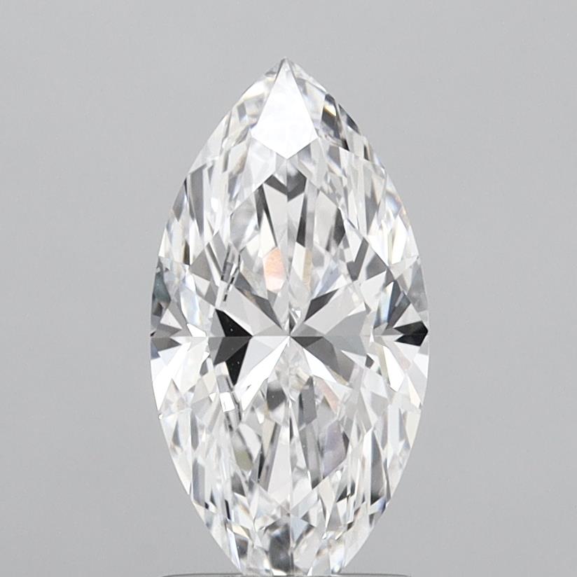 1.51 Carat Marquise Shaped, Ideal Cut, D Color, VVS1 Clarity, IGI Certified Lab Grown Diamond