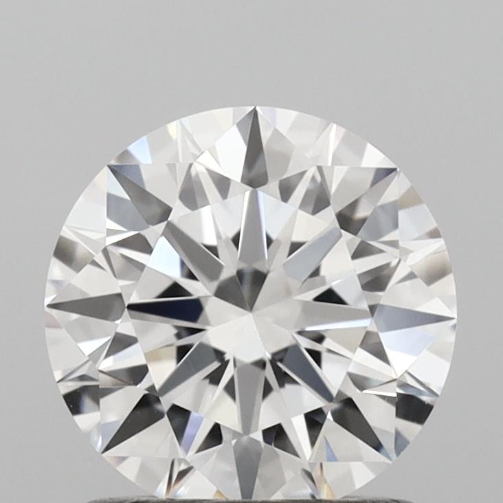 1.07 Carat Round Shaped, Ideal Cut, D Color, VVS2 Clarity, IGI Certified Lab Grown Diamond