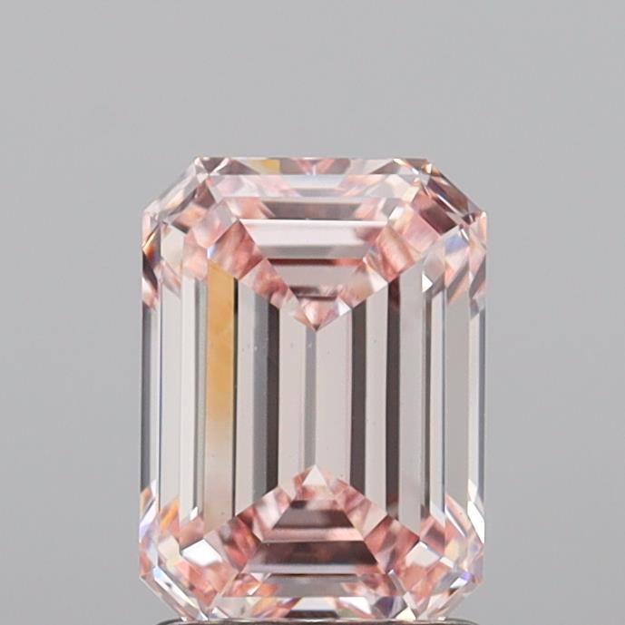 2.03 Carat Emerald Shaped, Ideal Cut, VS1 Clarity, IGI Certified Lab Grown Diamond