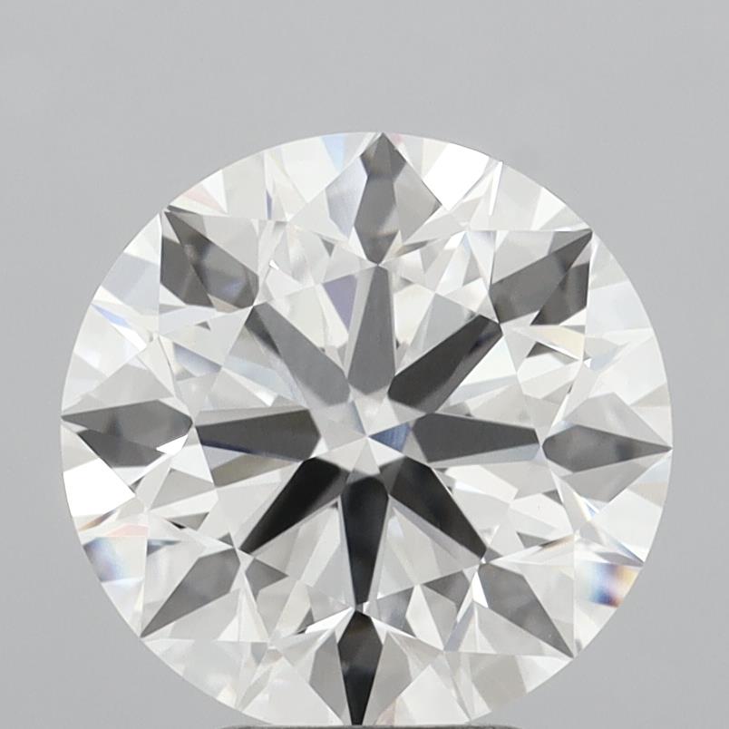 4.53 Carat Round Shaped, Excellent Cut, F Color, VVS2 Clarity, IGI Certified Lab Grown Diamond