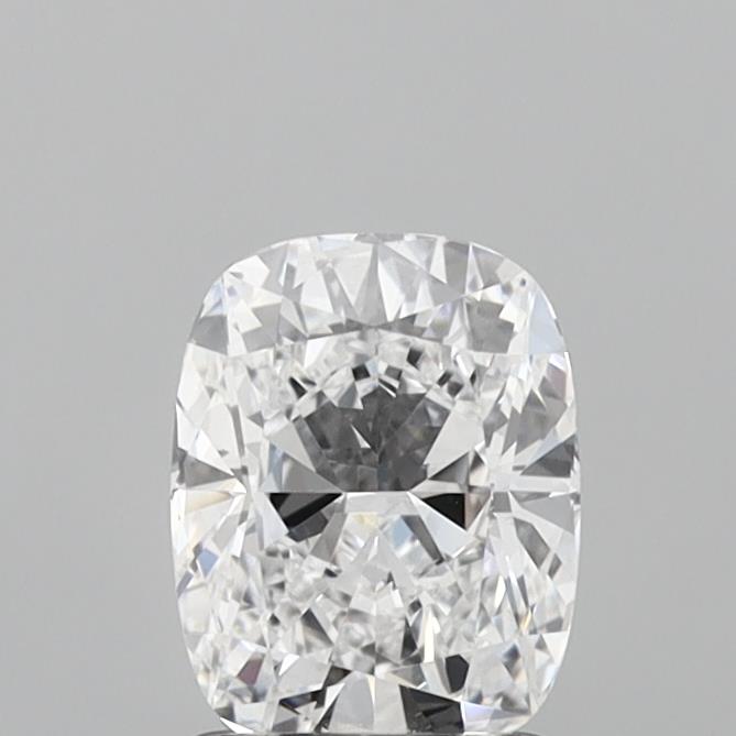 1.43 Carat Cushion Shaped, Ideal Cut, D Color, VVS2 Clarity, IGI Certified Lab Grown Diamond