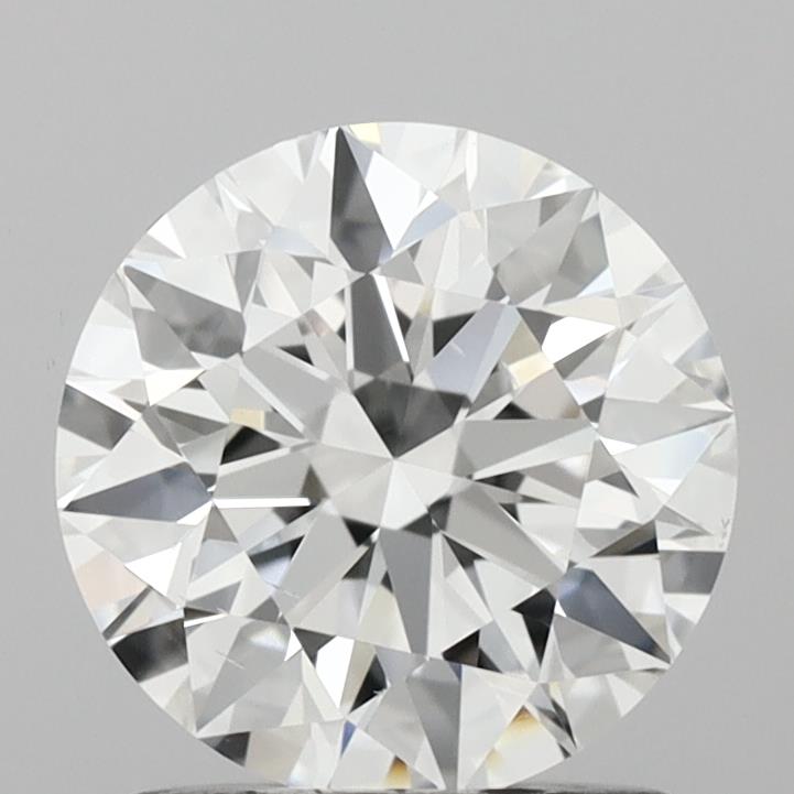 1.28 Carat Round Shaped, Ideal Cut, E Color, VS2 Clarity, IGI Certified Lab Grown Diamond