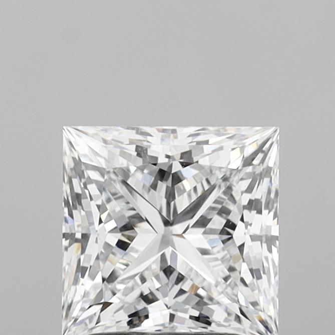 2.09 Carat Princess Shaped, Ideal Cut, E Color, VVS2 Clarity, IGI Certified Lab Grown Diamond