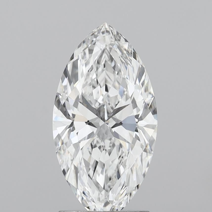 2.10 Carat Marquise Shaped, Ideal Cut, D Color, VVS2 Clarity, IGI Certified Lab Grown Diamond
