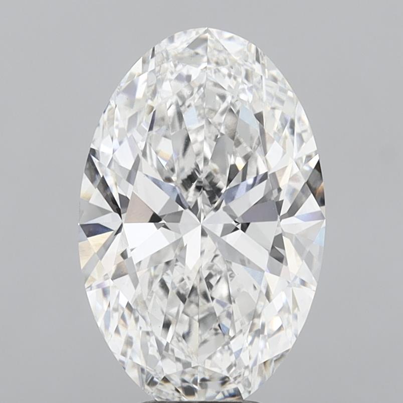6.50 Carat Oval Shaped, Ideal Cut, E Color, VS1 Clarity, IGI Certified Lab Grown Diamond