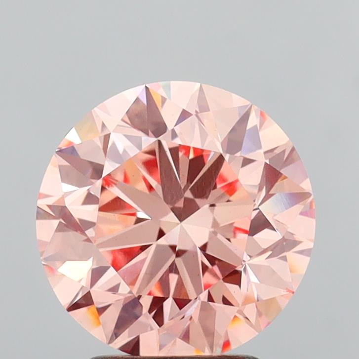 3.00 Carat Round Shaped, Very Good Cut, VS2 Clarity, IGI Certified Lab Grown Diamond