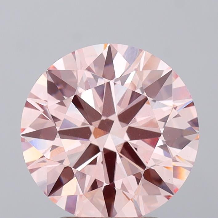 3.04 Carat Round Shaped, Ideal Cut, VS1 Clarity, IGI Certified Lab Grown Diamond