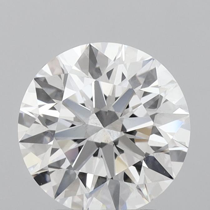 2.08 Carat Round Shaped, Ideal Cut, D Color, SI1 Clarity, IGI Certified Lab Grown Diamond
