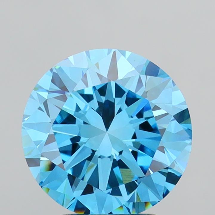 3.05 Carat Round Shaped, Very Good Cut, VS1 Clarity, IGI Certified Lab Grown Diamond