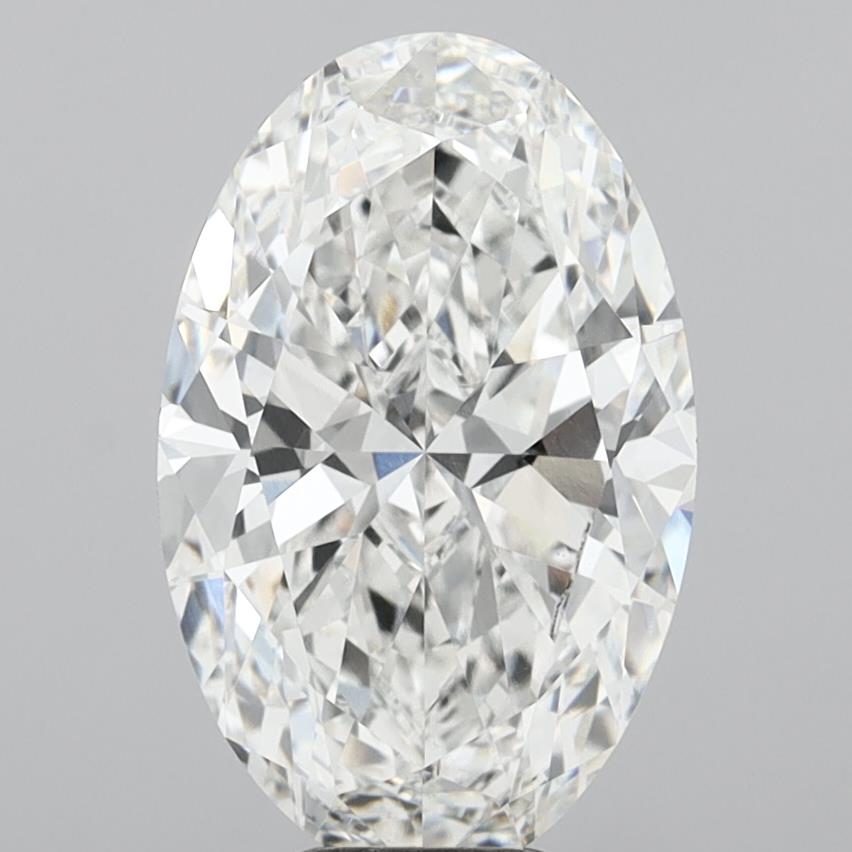 8.09 Carat Oval Shaped, Very Good Cut, F Color, VVS2 Clarity, IGI Certified Lab Grown Diamond