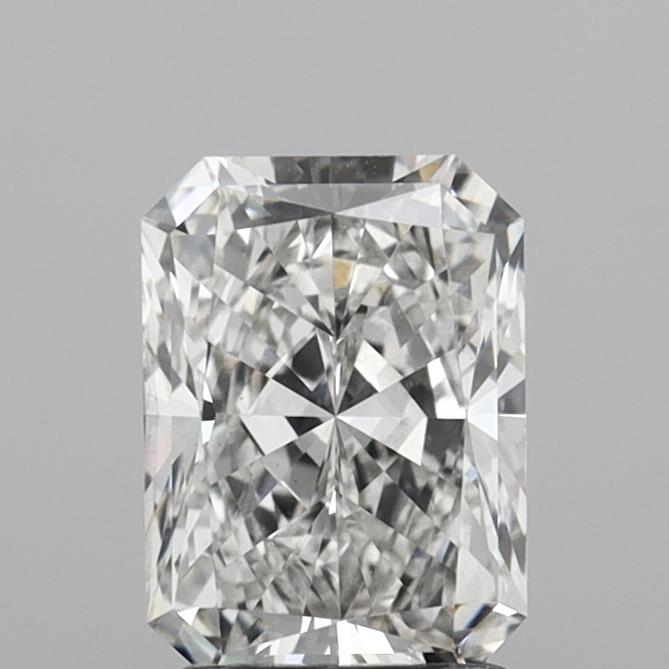 1.93 Carat Radiant Shaped, Excellent Cut, F Color, VS1 Clarity, IGI Certified Lab Grown Diamond
