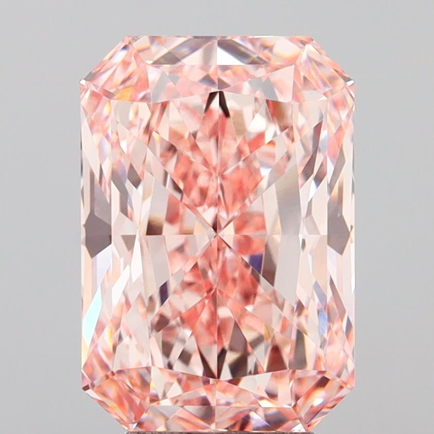 6.09 Carat Radiant Shaped, Ideal Cut, VVS2 Clarity, IGI Certified Lab Grown Diamond