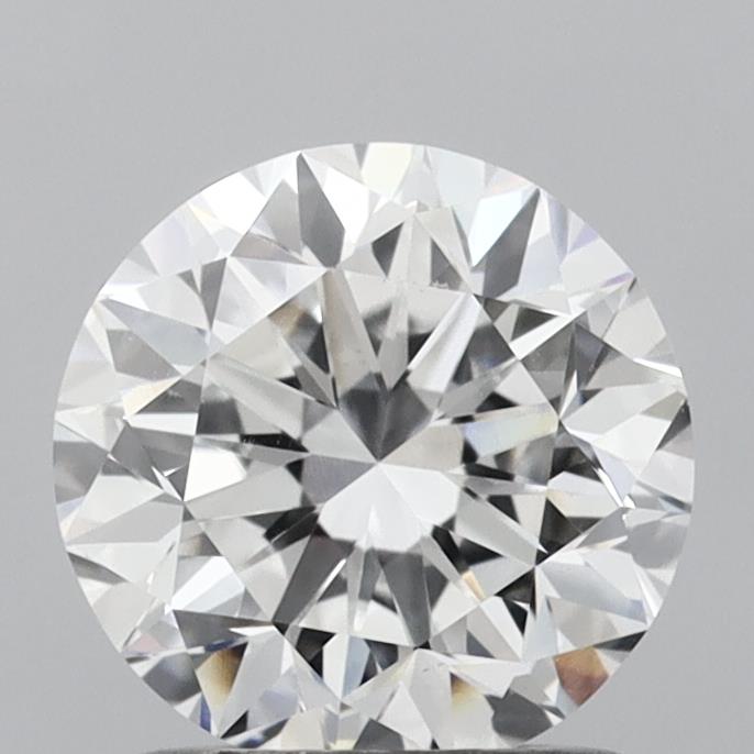 1.28 Carat Round Shaped, Good Cut, D Color, VVS2 Clarity, IGI Certified Lab Grown Diamond