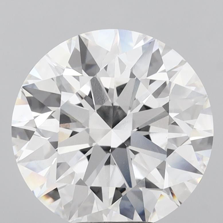 6.08 Carat Round Shaped, Ideal Cut, E Color, VS1 Clarity, IGI Certified Lab Grown Diamond