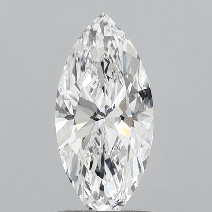 0.96 Carat Marquise Shaped, Ideal Cut, E Color, VVS2 Clarity, IGI Certified Lab Grown Diamond