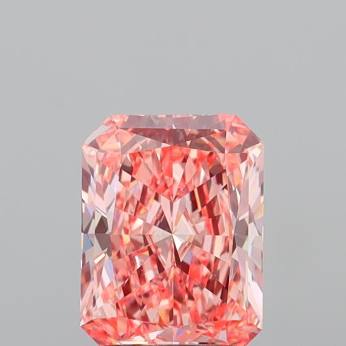 1.45 Carat Radiant Shaped, Excellent Cut, VVS2 Clarity, IGI Certified Lab Grown Diamond