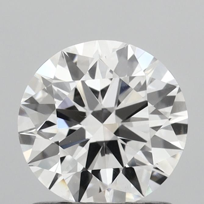 1.08 Carat Round Shaped, Ideal Cut, D Color, VS2 Clarity, IGI Certified Lab Grown Diamond