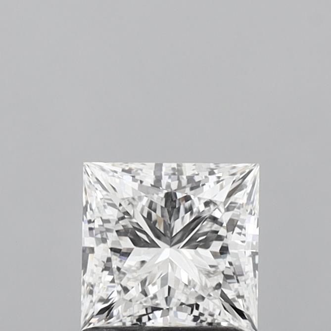 1.19 Carat Princess Shaped, Ideal Cut, D Color, VVS2 Clarity, IGI Certified Lab Grown Diamond