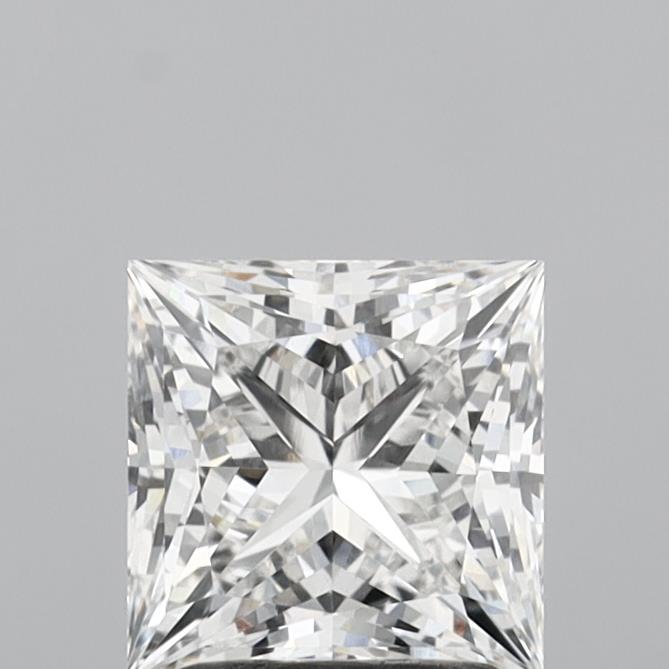 1.93 Carat Princess Shaped, Ideal Cut, E Color, VVS2 Clarity, IGI Certified Lab Grown Diamond