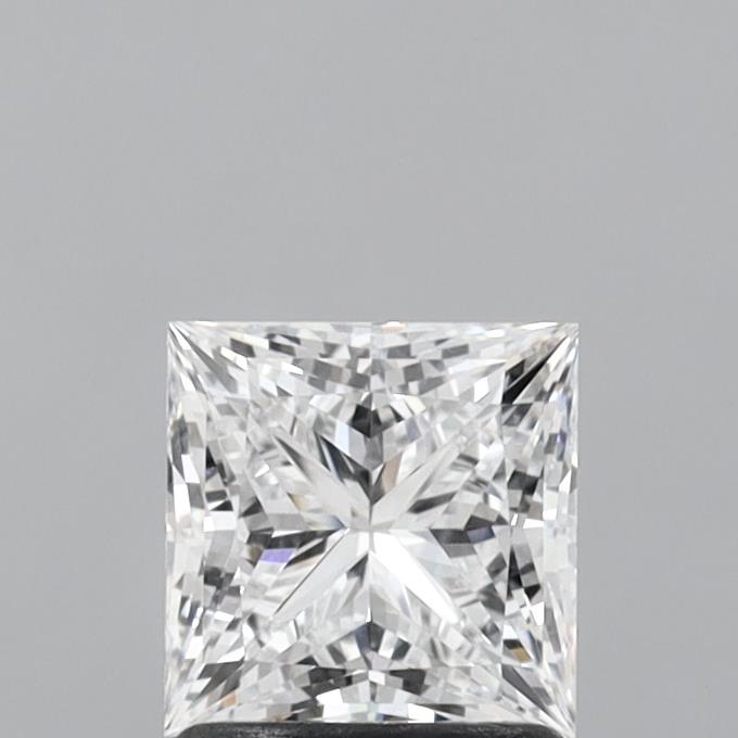 1.35 Carat Princess Shaped, Ideal Cut, D Color, VVS1 Clarity, IGI Certified Lab Grown Diamond