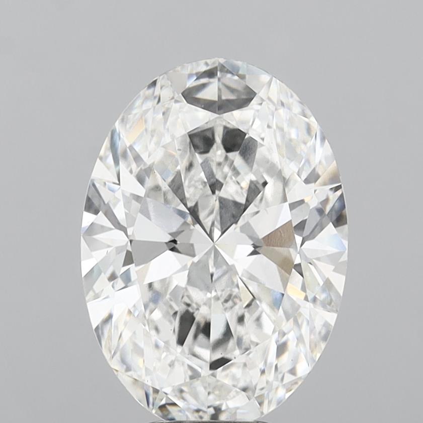 6.52 Carat Oval Shaped, Ideal Cut, E Color, VVS2 Clarity, IGI Certified Lab Grown Diamond