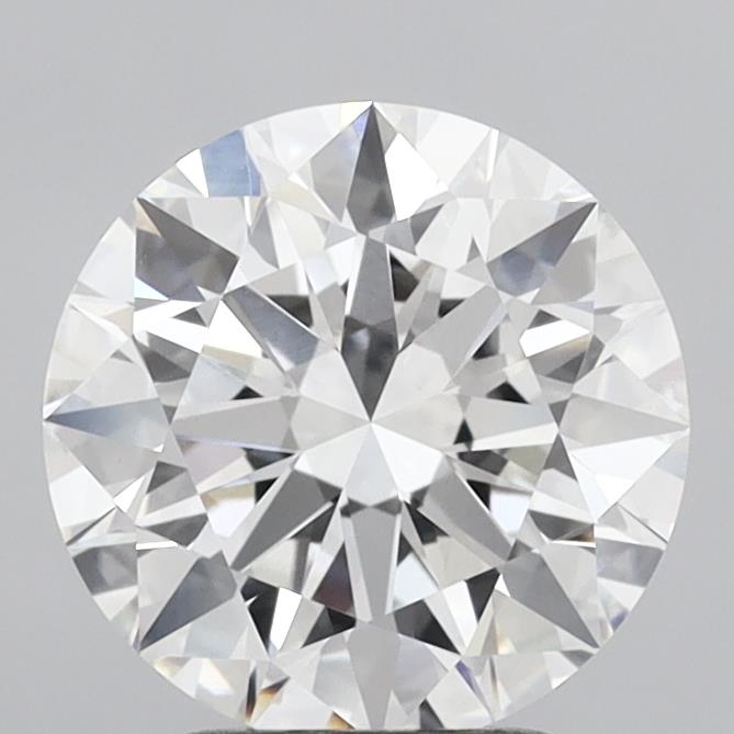 3.03 Carat Round Shaped, Ideal Cut, E Color, VVS2 Clarity, IGI Certified Lab Grown Diamond