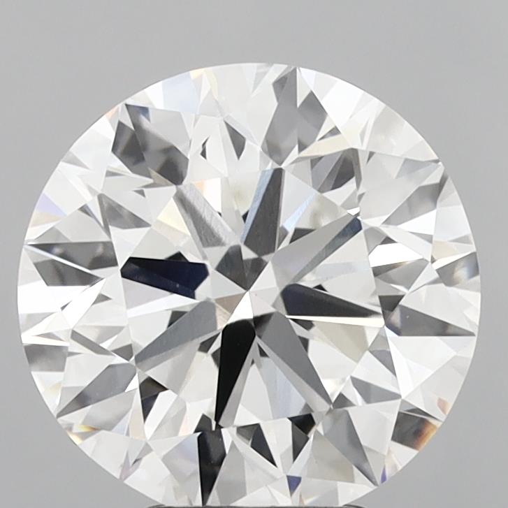 4.89 Carat Round Shaped, Excellent Cut, E Color, VVS2 Clarity, IGI Certified Lab Grown Diamond