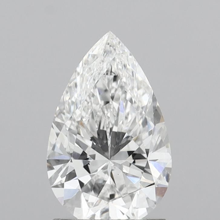 1.56 Carat Pear Shaped, Ideal Cut, E Color, VS2 Clarity, IGI Certified Lab Grown Diamond