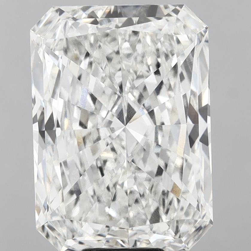 13.09 Carat Radiant Shaped, Excellent Cut, F Color, VS1 Clarity, IGI Certified Lab Grown Diamond