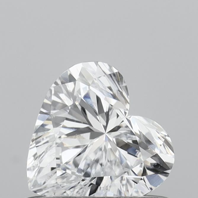 0.52 Carat Heart Shaped, Very Good Cut, D Color, SI1 Clarity, IGI Certified Lab Grown Diamond