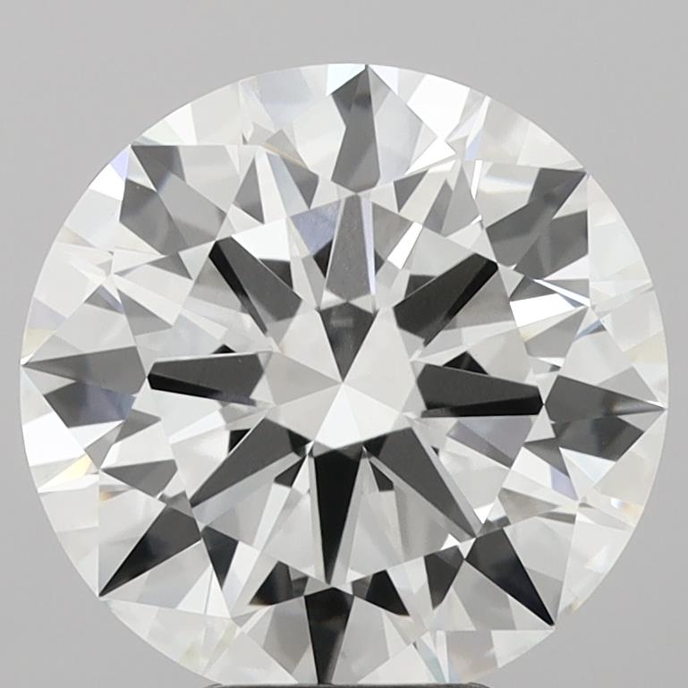 5.77 Carat Round Shaped, Excellent Cut, F Color, VVS2 Clarity, IGI Certified Lab Grown Diamond