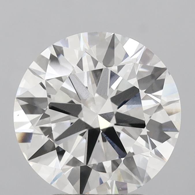 2.80 Carat Round Shaped, Ideal Cut, E Color, VS1 Clarity, IGI Certified Lab Grown Diamond