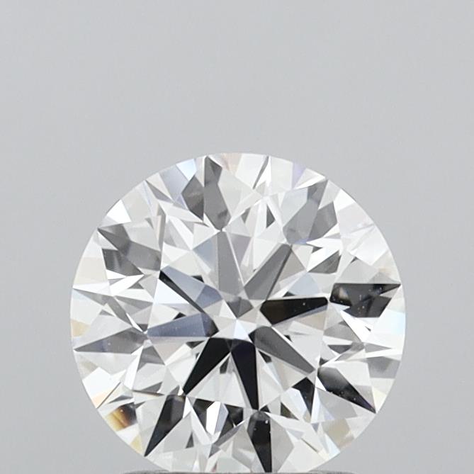 1.57 Carat Round Shaped, Ideal Cut, D Color, VVS1 Clarity, IGI Certified Lab Grown Diamond