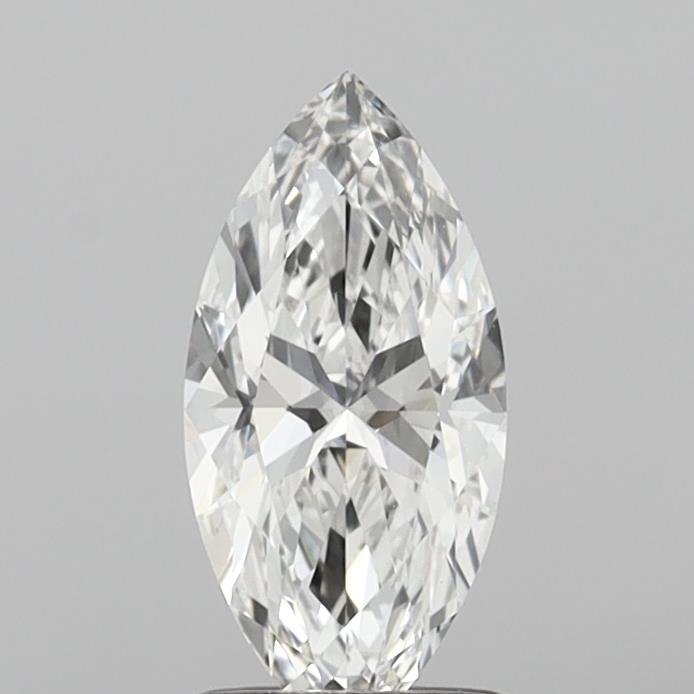 1.02 Carat Marquise Shaped, Ideal Cut, F Color, VVS2 Clarity, IGI Certified Lab Grown Diamond