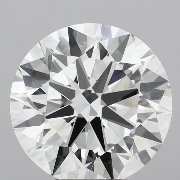 4.81 Carat Round Shaped, Ideal Cut, F Color, VVS2 Clarity, IGI Certified Lab Grown Diamond