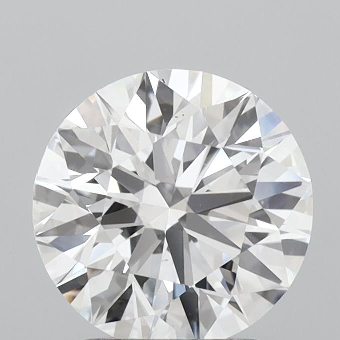 2.01 Carat Round Shaped, Ideal Cut, E Color, VS2 Clarity, IGI Certified Lab Grown Diamond