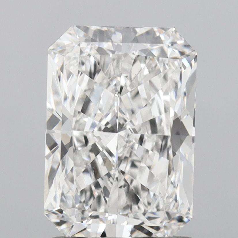 2.01 Carat Radiant Shaped, Ideal Cut, D Color, VS1 Clarity, IGI Certified Lab Grown Diamond