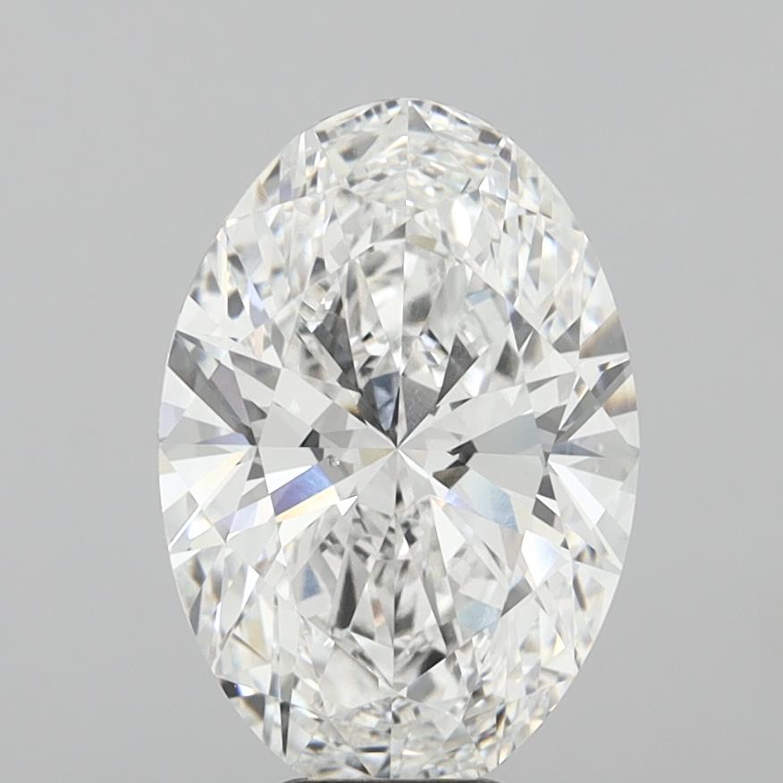 7.58 Carat Oval Shaped, Ideal Cut, E Color, VVS2 Clarity, IGI Certified Lab Grown Diamond