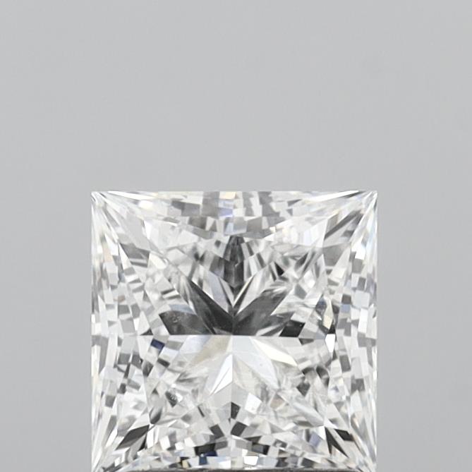 1.77 Carat Princess Shaped, Ideal Cut, E Color, VS1 Clarity, IGI Certified Lab Grown Diamond