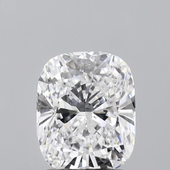 1.53 Carat Cushion Shaped, Ideal Cut, D Color, VVS2 Clarity, IGI Certified Lab Grown Diamond