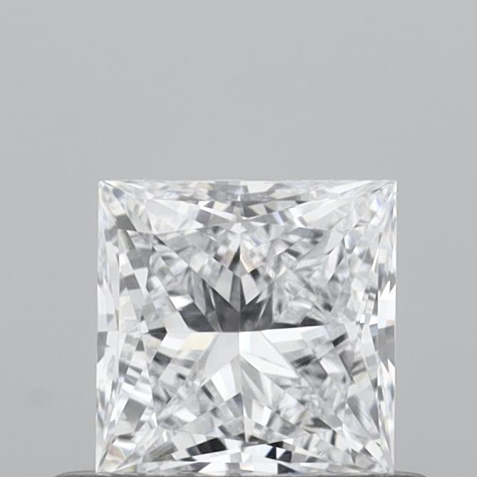 0.54 Carat Princess Shaped, Very Good Cut, D Color, VVS1 Clarity, IGI Certified Lab Grown Diamond