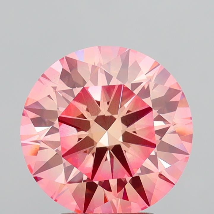 3.10 Carat Round Shaped, Ideal Cut, VS1 Clarity, IGI Certified Lab Grown Diamond