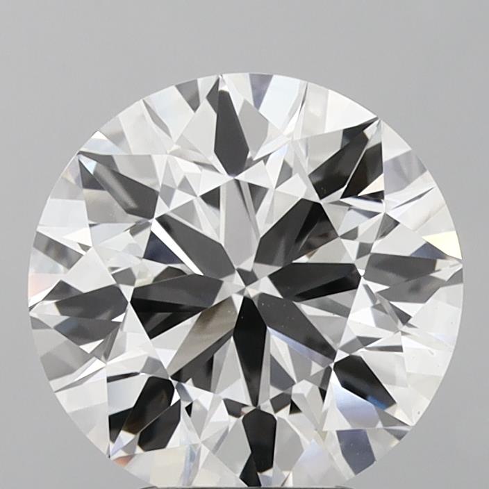3.97 Carat Round Shaped, Excellent Cut, E Color, VVS2 Clarity, IGI Certified Lab Grown Diamond
