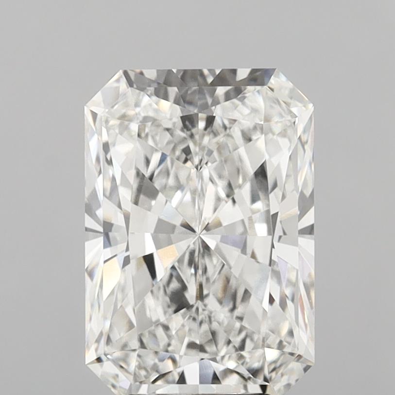 5.09 Carat Radiant Shaped, Ideal Cut, F Color, VS1 Clarity, IGI Certified Lab Grown Diamond