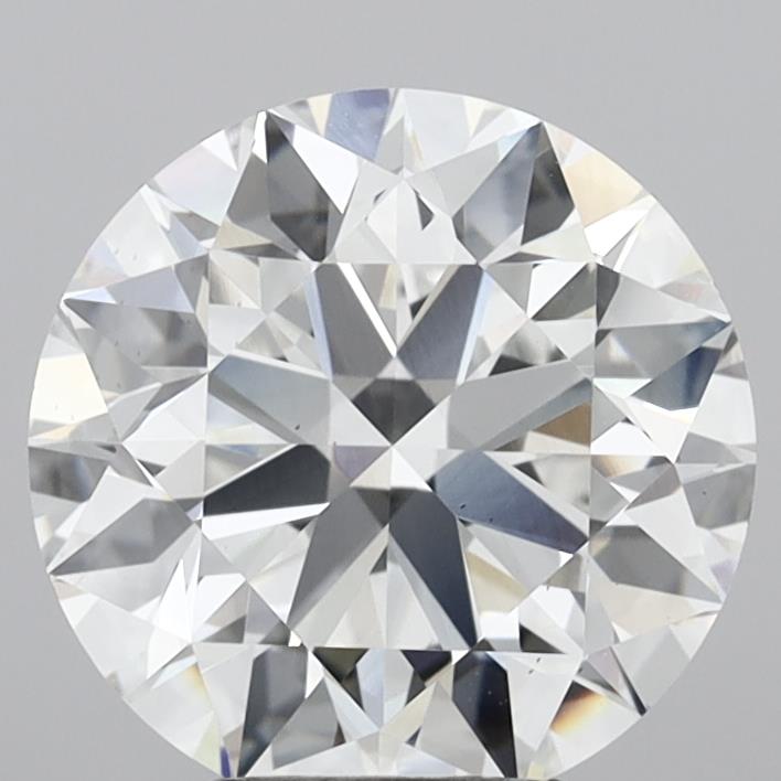 4.03 Carat Round Shaped, Ideal Cut, E Color, VS2 Clarity, IGI Certified Lab Grown Diamond