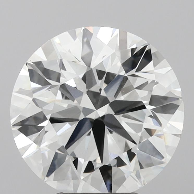 4.79 Carat Round Shaped, Ideal Cut, F Color, VVS2 Clarity, IGI Certified Lab Grown Diamond