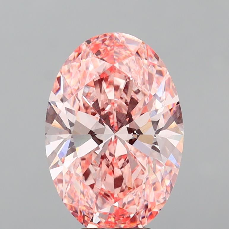 5.08 Carat Oval Shaped, Ideal Cut, VVS2 Clarity, IGI Certified Lab Grown Diamond