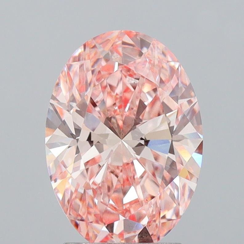 2.64 Carat Oval Shaped, Ideal Cut, VS1 Clarity, IGI Certified Lab Grown Diamond